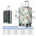 thumbnail image 6 of Fotbe Fairy Flower Luggage Cover Protector,Suitcase Protector,Scratch and Dirt Resistant,Fits 18-32 Inch Luggage-Medium, 6 of 9