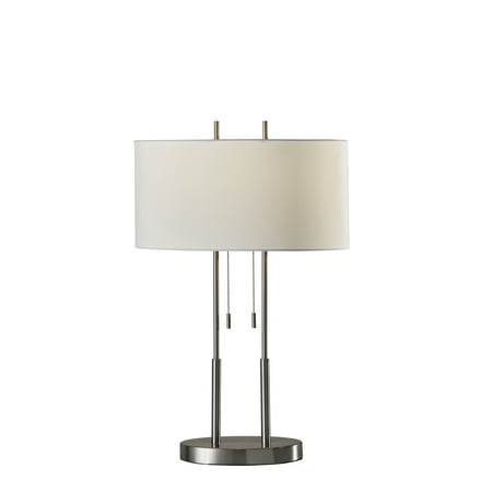 UPC 798919401598 product image for Adesso Duet Table Lamp  Brushed Steel | upcitemdb.com