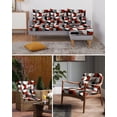 thumbnail image 6 of Red Grey Couch Cushion Covers Stretch, Washable Sofa Seat Covers Individual Seat Cushion Sofa Slipcovers Abstract Retro Middle Century Geometric Art Couch Cover Furniture Protector S-1PCS, 6 of 7