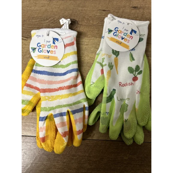 PURELY- Lot Of 2 Garden & Activities Golden Gloves Small New
