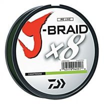 Daiwa J-Braid X8 Filler Spool 150M Chartreuse 50 lb. Test