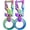 Electroplated Colored X2, variant on Tactical EDC Carabiner Keychain with Bottle Opener, Multi-purpose Auto Key Ring Holder