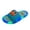 Blue, variant on Light Up Slippers For Women, Sensor Glow Sandals Cute Cartoon Eyes, Motion Sensor LED Slide