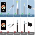 thumbnail image 2 of Herramienta de eliminación de cera de oídos, limpiador de oídos WiFi inalámbrico con cámara FHD de 1296P, removedor de cera de oídos, otoscopio de alcance de oído con luz, 2 of 5