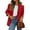 Red, variant on Blazers for Women Business Casual Long Sleeve Lapel Open Front Suit Jacket Work Blazer with Pockets