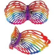 Rainbow Butterfly Glasses Case of 18