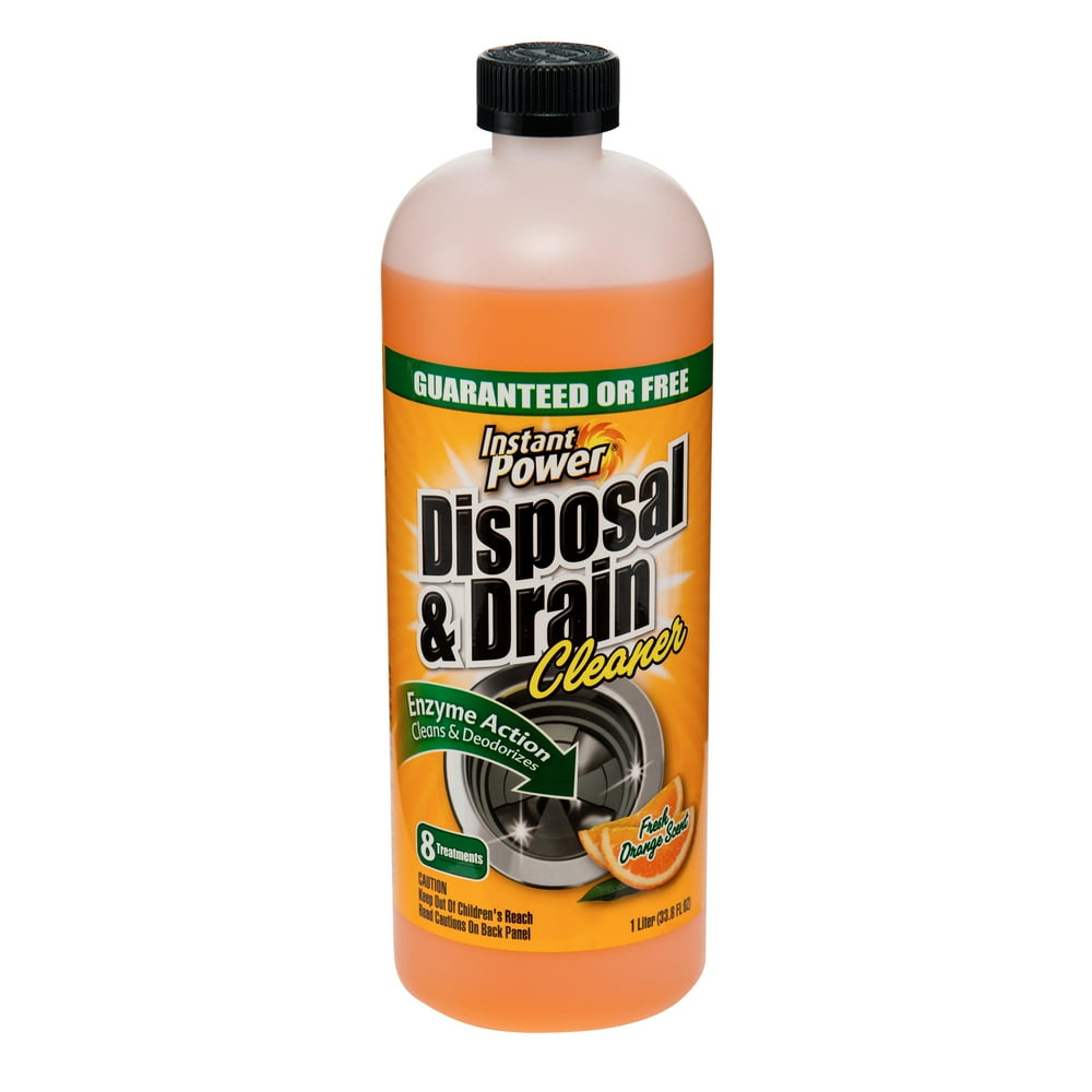 Instant Power® Disposal & Drain Cleaner, Natural Orange Scent and
