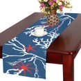 thumbnail image 3 of Camino de Mesa ABPHQTO Motivo Coral y Estrellas de Mar 40x180 cm, 3 of 3