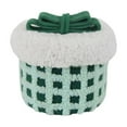 thumbnail image 2 of YHAICO Easter Candy Eggs Small Flower Basket Easter Gifts Bags Egg Storages Cute Cookies Beach Storage for Holiday Picnic Christmas Desktop Covered Snack Storage Box Living Room Clutter Basket, 2 of 6