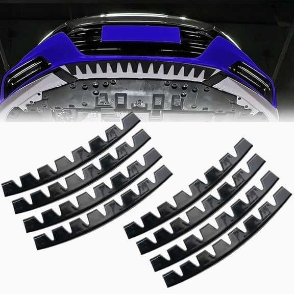 AUTOXBERT 8x Car Front Bumper Guard Chassis Scrape Protector Anti-Skid Universal Kit Pre-Attach