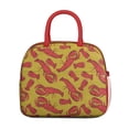 thumbnail image 2 of Lunch Bag Lunch Box for Women Reusable Insulated Lunch Bags,Water-Resistant Animal Lobster Cute Cooler Lunch Tote Bag, Large Capacity for Work Travel Picnic, 2 of 6