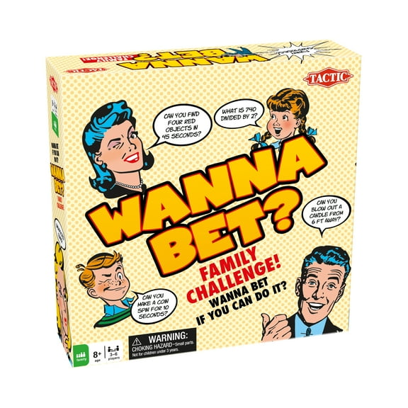 Wanna Bet? Board Game offered by Flat River Group