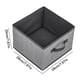 thumbnail image 2 of Caja de almacenamiento de juguetes de escritorio de tela gris, 28*28*20cm (16L), 2 of 2