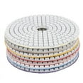 thumbnail image 4 of 48Pcs Diamond Polishing Pads 4 Inch Wet/Dry Set for Stone Concrete Marble,6 x Polishing Pads Kits (Grit 50, 100, 150, 500, 800, 1500, 3000, one per each) 6 piece x Sucker,Gray, 4 of 8