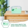 thumbnail image 5 of Portable Birdcage Pet Cage Small Bird Cage Parrot Cage Love Bird Cage Bird Cages Travel, 5 of 6