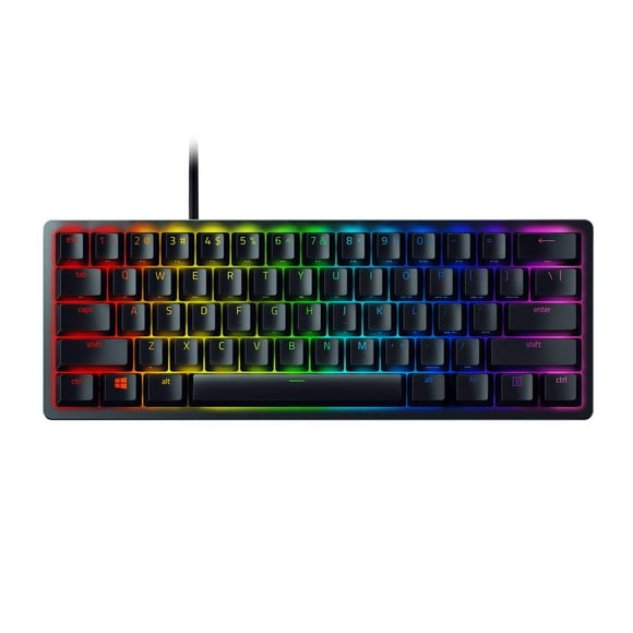 Teclado para juegos Razer Huntsman Mini 60% lineal óptico negro