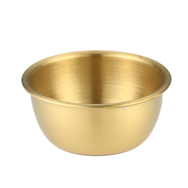 Hioecau Petite Tasse à Sauce en Acier Inoxydable Ramequin Bol à Sauce Mini Pudding Condiment Tasse pour Cuisine Restaurant Camping BBQ Fête Fruits de Mer