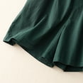 thumbnail image 5 of 2025 New Womens Shorts Plus Size Loose Solid Half Shorts Pants Elastic Waisted Button Front with Pocket Skin-Friendly Swim Shorts Women, 5 of 8