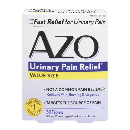 AZO urinaire soulagement de la douleur Valeur Taille - 30 CT
