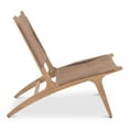 thumbnail image 3 of Moe's Home Collection Palma Outdoor Lounge Chair Warm Brown Wood Chairs, 3 of 5