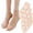 Beige, variant on Gymayou 5 Pairs Sheer Lace Ankle Socks Lace Socks Women Fishnet Summer Ankle Floral Mesh Sock Beige One Size