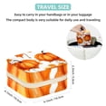 thumbnail image 5 of Maple Leaf Pumpkin Portable Square Jewelry Box for Rings Earrings Necklaces Bracelets Girls Women Travel Organizer Decorative Display, 5 of 6