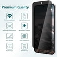 thumbnail image 2 of SINBEE [2+2 Pack Galaxy S23 FE 5G Privacy Screen Protector with Camera Lens Protector, 9H Tempered Glass, Ultrasonic Fingerprint Support, Bubble-Free, Anti Spy for Samsung Galaxy S23 FE 5G, 2 of 7
