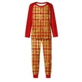 thumbnail image 4 of asdoklhq Women Christmas Pajamas Christmas Fashion Christmas Tree Print Top Pants Wear Red 2X, 4 of 5