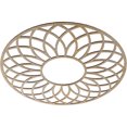 thumbnail image 2 of 34"OD x 11 5/8"ID x 3/8"T Cannes Wood Fretwork Pierced Ceiling Medallion, Hickory, 2 of 3