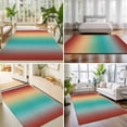 thumbnail image 4 of Large Area Rugs 5'x8', Yellow Green Orange Ombre Carpet Runner Indoor Outdoor Rugs Home Decor Aesthetic, Modern Art Abstract Aesthetics Non Slip Mats Washable Accent Rug for Living Room Bedroom, 4 of 8