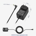 thumbnail image 5 of XXSZHY 9.5V AC/DC Adapter for Casio Power Supply Charger for Casio Piano Keyboard - Only Compatible for Listed Models (8.2 Ft Long Cord), 5 of 7