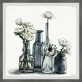 thumbnail image 2 of Marmont Hill Lovely White Flowers Framed Painting Print, 2 of 6