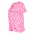 thumbnail image 6 of JEFFRICO Pajamas For Women Pajama Set Sleepwear Soft Pajamas Short Sleeve Sleepshirt With Pants, 6 of 7