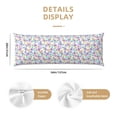 thumbnail image 3 of Fotbe Butterflies on Polka Dots Funda para Almohada Corporal con Diseño, Funda de Microfibra Ultrasuave de 20x54 Pulgadas, Ropa de Cama Elegante, 3 of 7