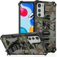thumbnail image 7 of Camouflage Magnetic Kickstand Case for Motorola Moto E32, Military Grade Heavy Duty Shockproof Protection Army Camo Phone Cover Case for Motorola Moto E32S/E32 MC Dark Blue, 7 of 7