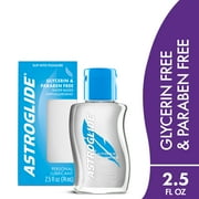 Astroglide Glycerin & Paraben Free Liquid, Water Based Personal Lubricant, Long-Lasting Lube, 2.5 oz
