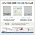 thumbnail image 6 of Grandekor Cordless Roller Shades for Windows, Blackout Blinds Room Darkening Pull Down Shades with Free-Stop System, Thermal Insulated UV Protection for Home Office 34x72" White, 6 of 9
