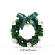 thumbnail image 2 of Mini guirnalda magnética navideña | Decoración festiva para el refrigerador con campanas y estrellas | Pack de 2 coronas de plástico para decorar el hogar y la oficina en Navidad, 2 of 6