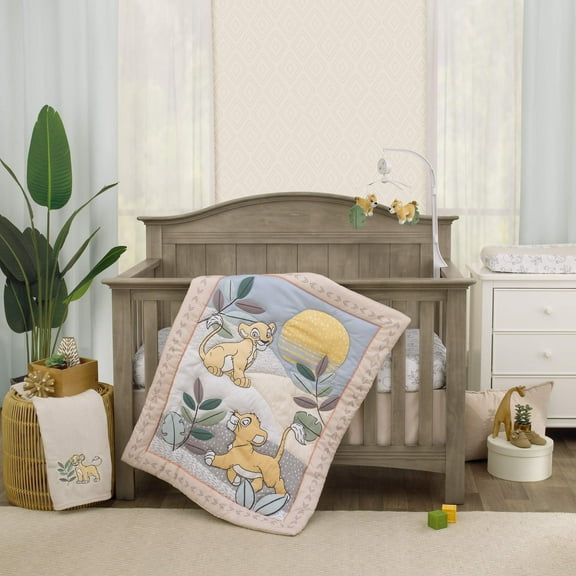Juego de ropa de cama para cuna Disney Lion King Leader of the Pack, 3 piezas
