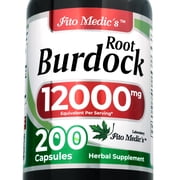 Burdock Root | Burdock Root Organic | 200 Capsules