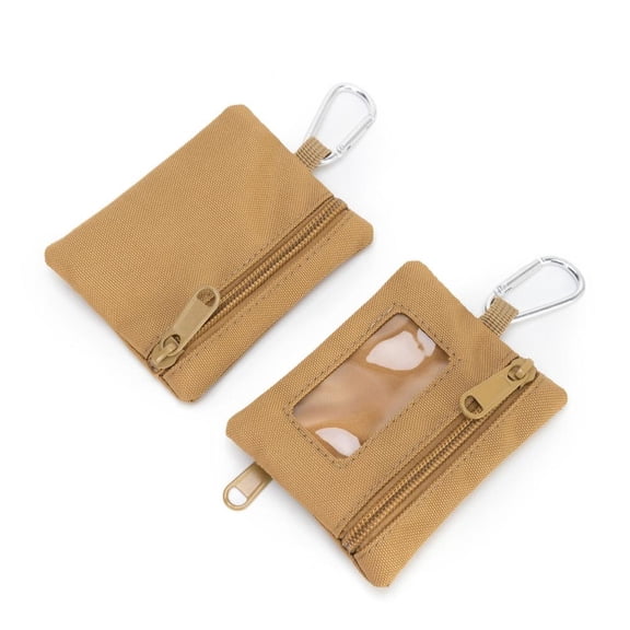 Outdoor Mini Wallet Portable Men's Coin Purse Portable EDC Gadgets Molle Pouch Key Wallets for Running Travel Camping Hunting