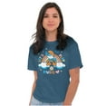 thumbnail image 4 of Retro Papa Smurf Lets Play Music Men's Graphic T Shirt Tees Brisco Brands S, 4 of 6