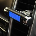 thumbnail image 3 of Termómetro De Reloj De Coche Pantalla Lcd En Forma De Barril Termómetro De Reloj Digital Led Con Clip De Ventilación De Aire Monstrate VI009731-00, 3 of 6