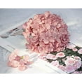thumbnail image 4 of Artificial Hydrangea Silk Flower Heads with Stem Fake Blue Hydrangea Bigger Flowers for Wedding Home Garden Centerpiece Pack of 6, 4 of 5
