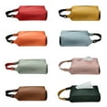 thumbnail image 6 of Hanging Tissue Box Foldable Tissue Large Capacity Holder PU Leather Tissue Paper Box Cover Tissue Case Holder with Detachable Handle for Car Home Office Decor 1Pcs, 6 of 6