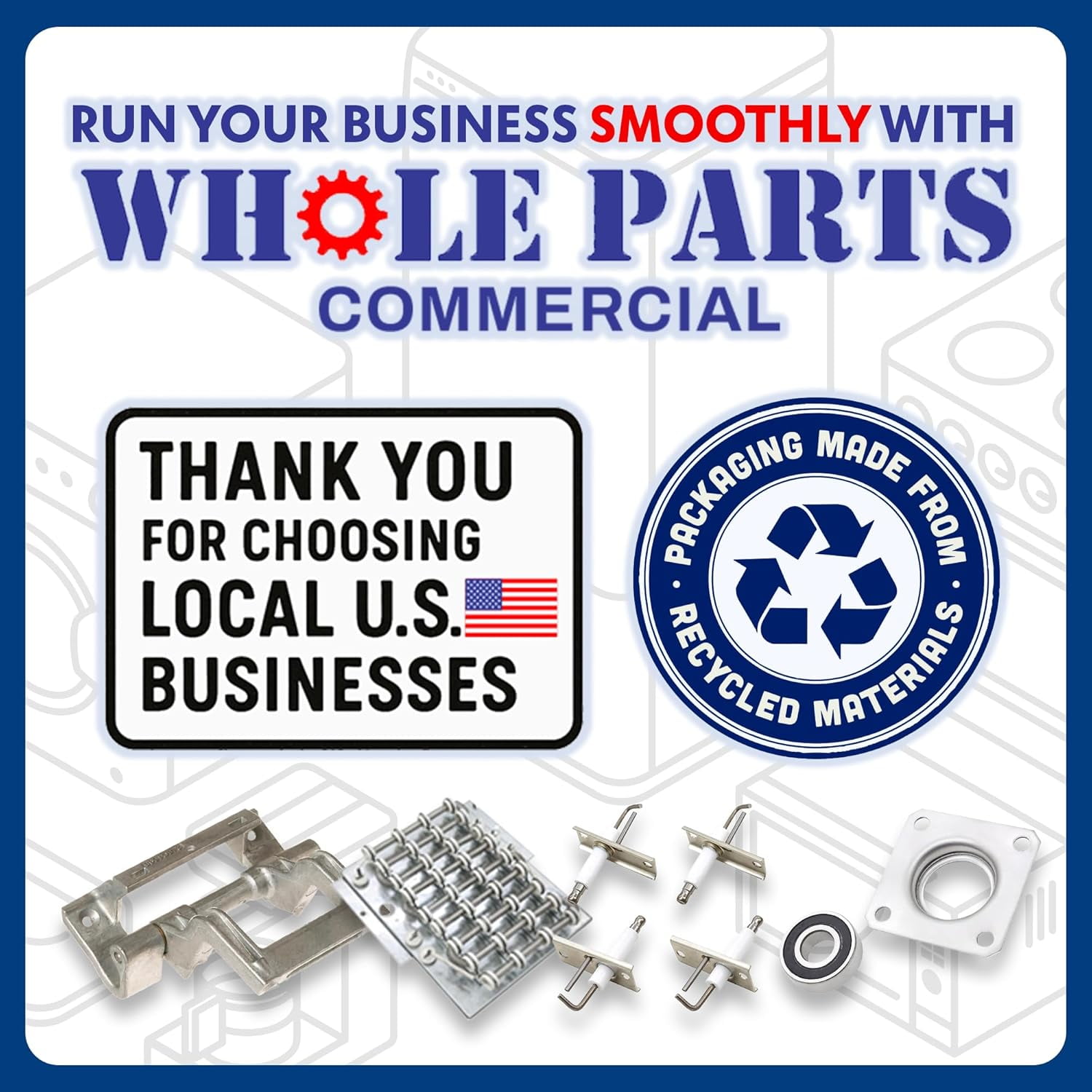 Commercial Washer Door Handle Knob Kit Part# 472992002 - Replacement & Compatible with Some Wascomat Washing Machines