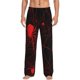 thumbnail image 1 of Balery Red Spider On The Web Pantalones de pijama para hombre, pijama ultraligero, pantalón de descanso-Large, 1 of 6