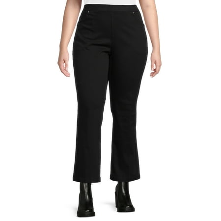 JMS Just My Size by Hanes Women's Plus Size 4 Pocket Bootcut Jeans, Single and 2-Pack