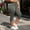 Gray, variant on BUIGTTKLOP Capri Leggings for Women Plus Size Elastic Waist Cropped Yoga Pants Side Drawstring Butt Lifting Stretcht Pull on Summer Capris