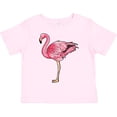 thumbnail image 3 of Inktastic Pink Flamingo Boys or Girls Toddler T-Shirt, 3 of 5